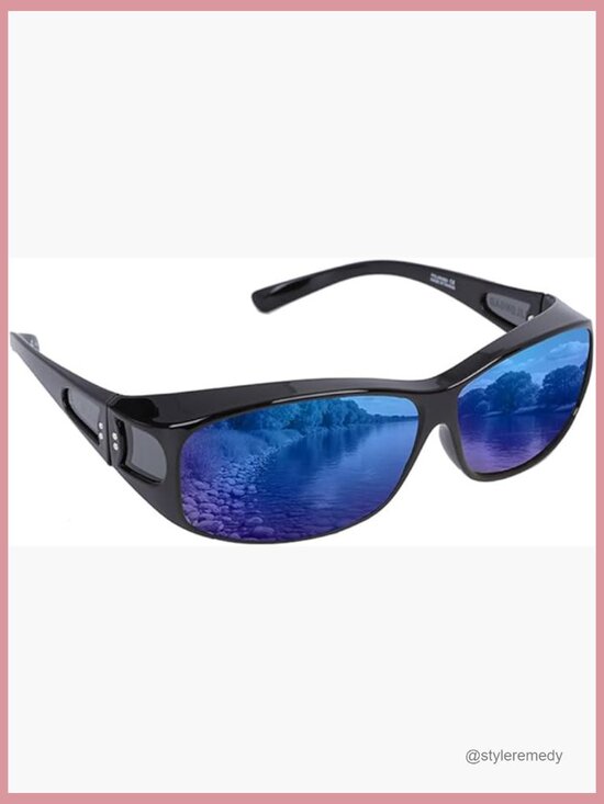 Polarized Fit Over Glasses Sunglasses, Wrap Around UV400 for Driving Outdoor main image 7